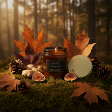 Load image into Gallery viewer, Autumn Fig Bougie Amber Jar