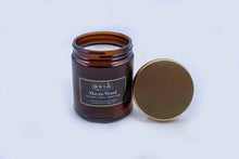 Load image into Gallery viewer, Mayan Wood Bougie Amber Jar