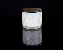 Load image into Gallery viewer, White Rose Bougie Cut Glass white