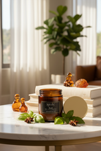 Load image into Gallery viewer, Basil Bougie Amber Jar
