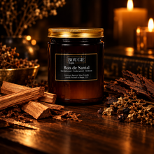 Load image into Gallery viewer, Bois de Santal Bougie Amber Jar
