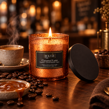 Load image into Gallery viewer, Caramel Latte Bougie Amber Bubble Tumbler
