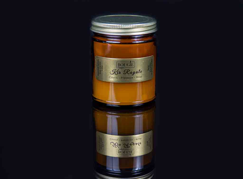 Kir Royale Bougie Amber Jar
