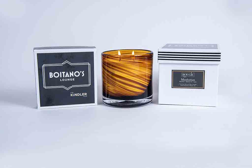 Boitano's Lounge Manhattan Candle