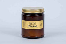 Load image into Gallery viewer, Patchouli Essential Oil Bougie Amber Jar
