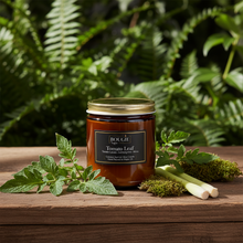 Load image into Gallery viewer, Tomato Leaf Bougie Amber Jar
