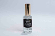 Load image into Gallery viewer, Bottle of BOUGIE White Tea fragrance on a light gray background

